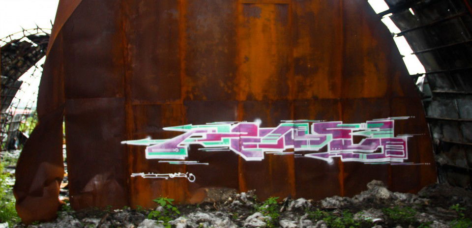 Graffiti Wall in Moscow - Photo by Amesymmetry - Ames (2013)