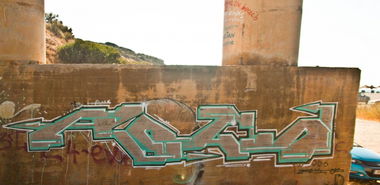 Graffiti Wall in Greece - Photo by Amesymmetry - Ames (2013)