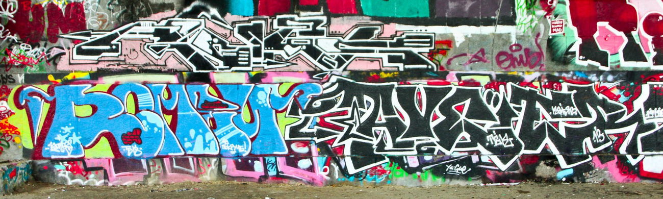 Graffiti Wall in Moscow - Photo by Amesymmetry - Ames, Romey, Aveer (2013)