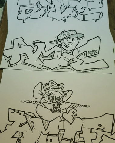 Graffiti Sketch - Photo by Amie147 - kääääääse, cheese (2017)