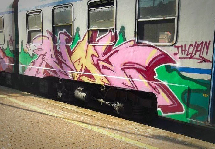 Graffiti Train - Photo by Amir