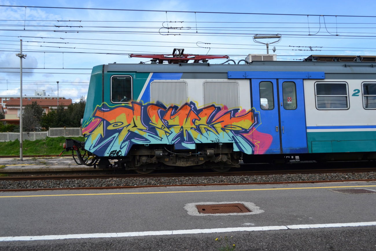 Graffiti Train - Photo by Amir