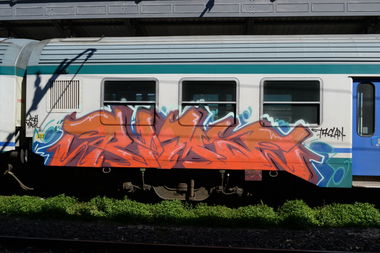 Graffiti Wall - Photo by Amir - train