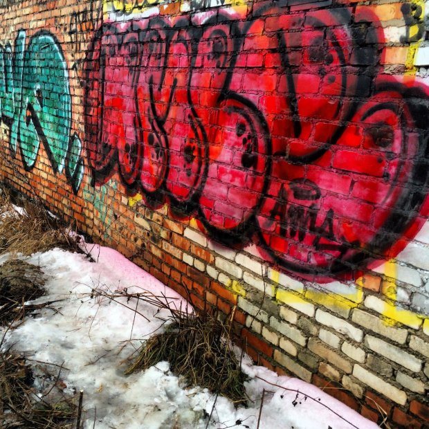 Graffiti Bombing - Photo by Amle