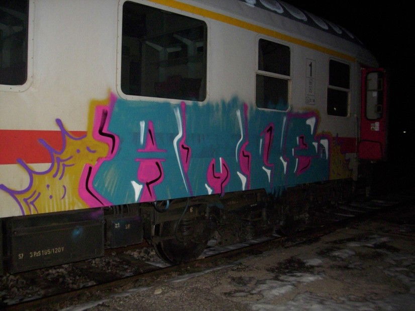 Graffiti Train in Sofia - Photo by AmneMdns - Train (2011)