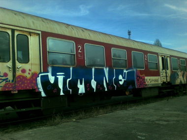 Graffiti Train - Photo by AmneMdns - Amne, Mdns (2010)