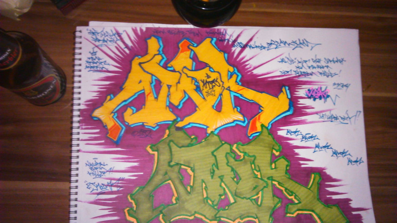 Graffiti Sketch - Photo by Amok (2015)