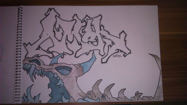 Graffiti Sketch - Photo by Amok - OstfrieslandParanoia
