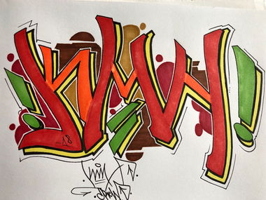 Graffiti Sketch - Photo by Amoremio - kmh (2018)