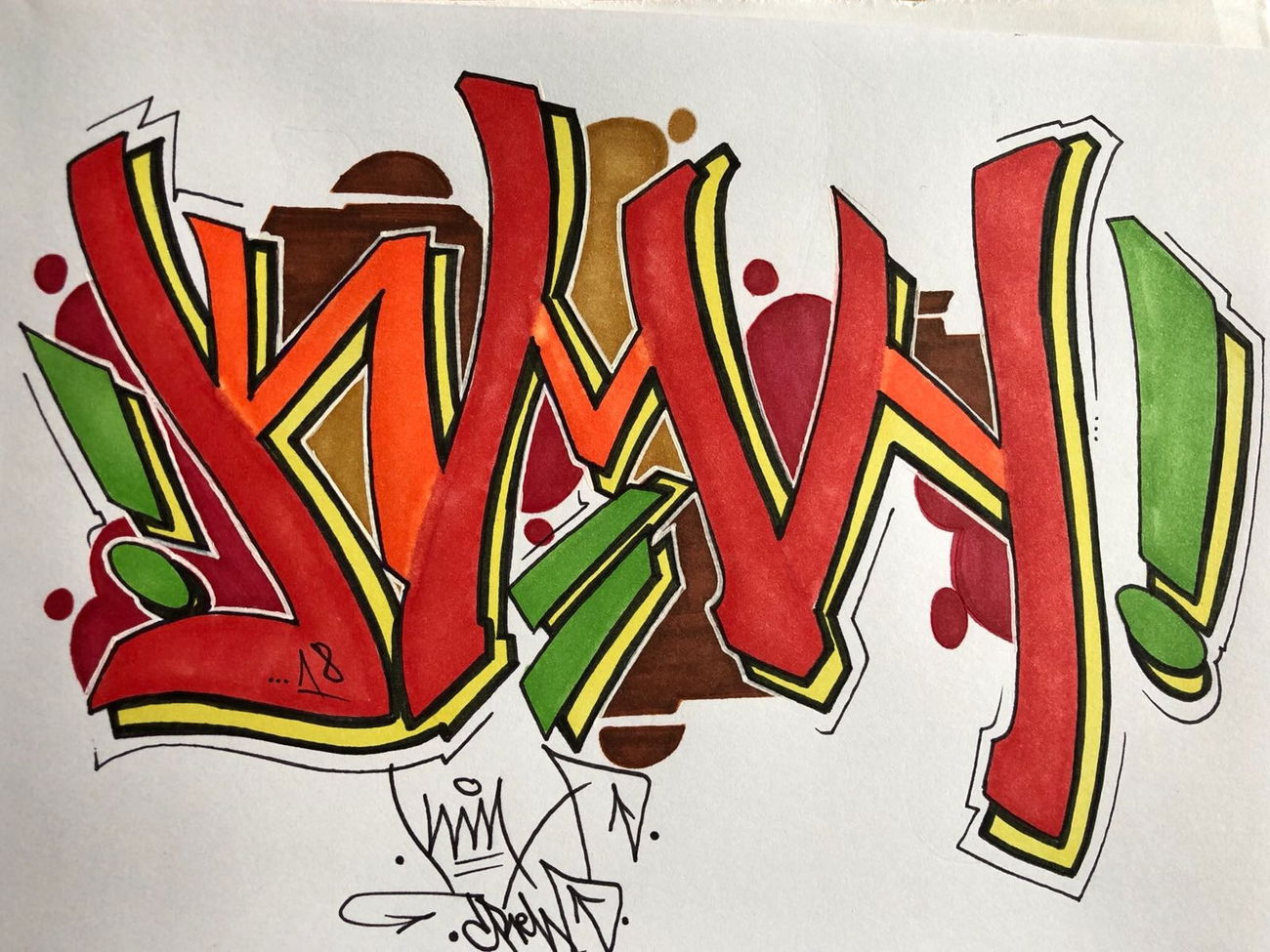 Graffiti Sketch - Photo by Amoremio - kmh (2018)