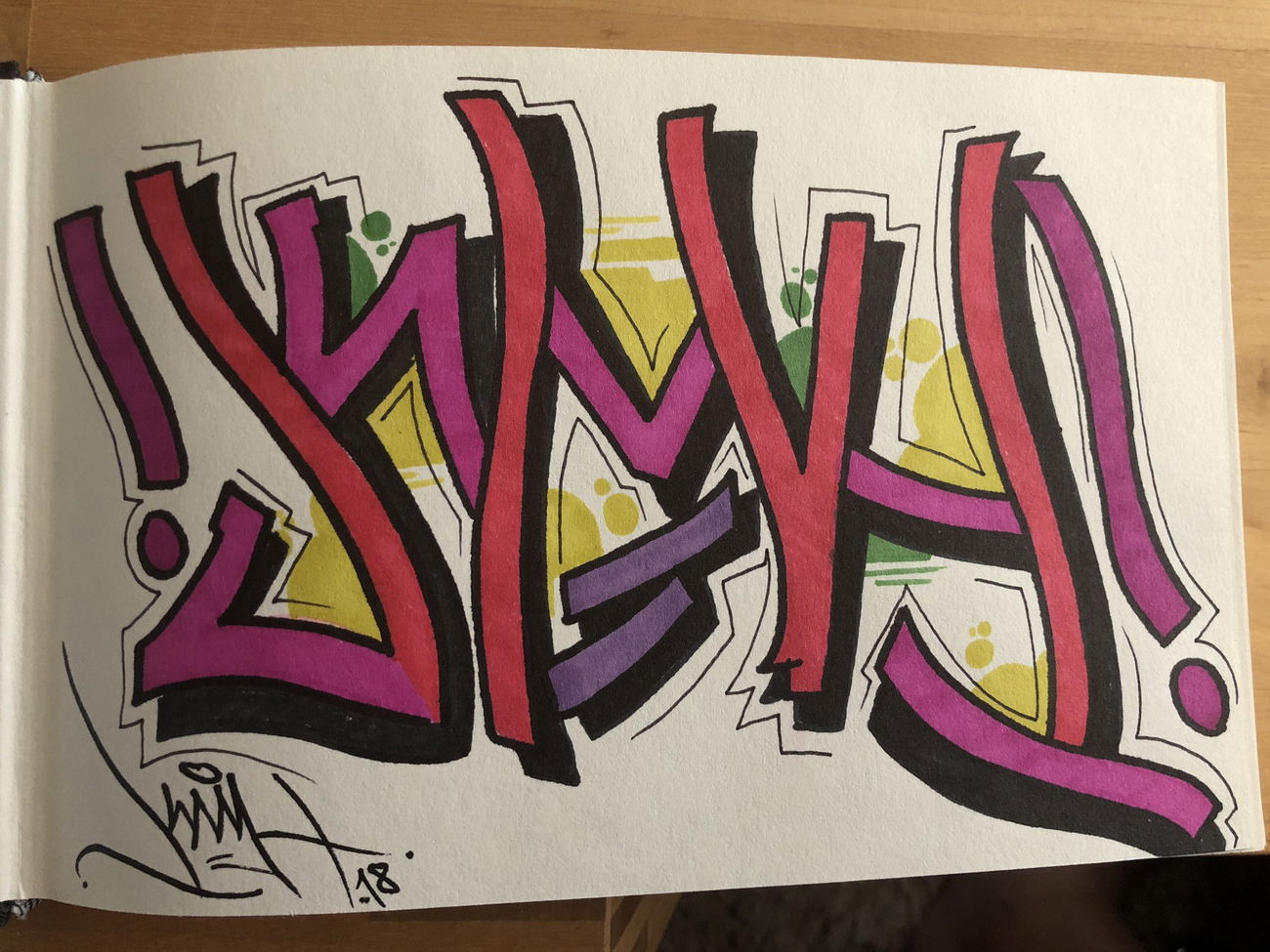 Graffiti Sketch - Photo by Amoremio - kmh (2018)