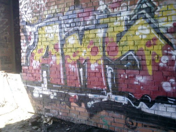 Graffiti Bombing - Photo by Amsek