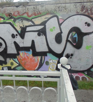 Graffiti Bombing - Photo by Amsek (2013)