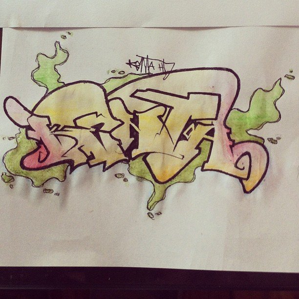 Graffiti Sketch in Wiesbaden - Photo by AndiWand - Kenta, Wiesbaden, Full (2013)