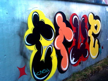 Graffiti Wall in Ingelheim am Rhein - Photo by AndiWand - Crue, Crew, Cru (2012)