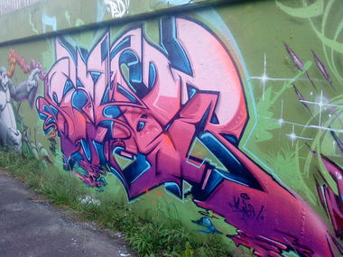 Graffiti Wall in Mainz - Photo by AndiWand - Semor, MOS, Mainz