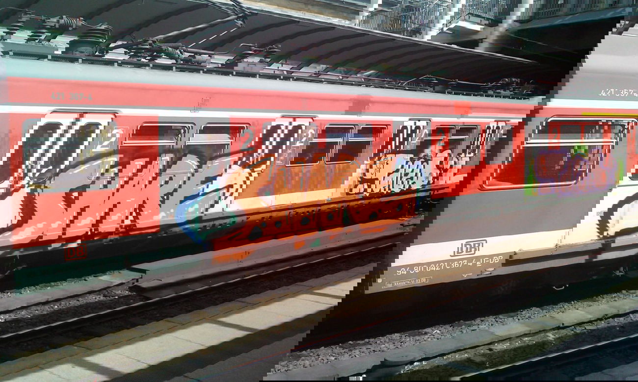 Graffiti Train - Photo by AndiWand - Share, Targa, Mainz (2013)
