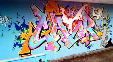 Graffiti Wall - Photo by AndiWand - Gator, Mainz (2011)