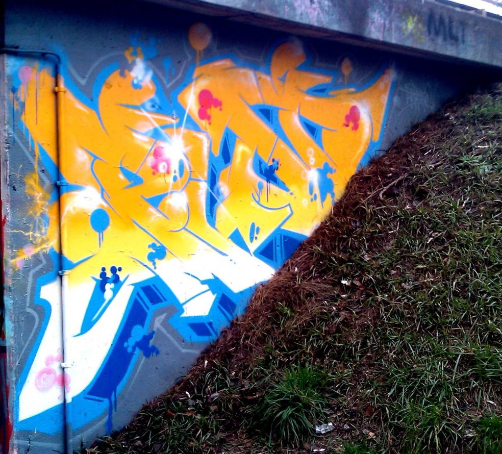 Graffiti Wall in Mainz - Photo by AndiWand - Phot, AMS