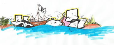 Graffiti Sketch - Photo by AndiWand - Eros, Mainz (2014)