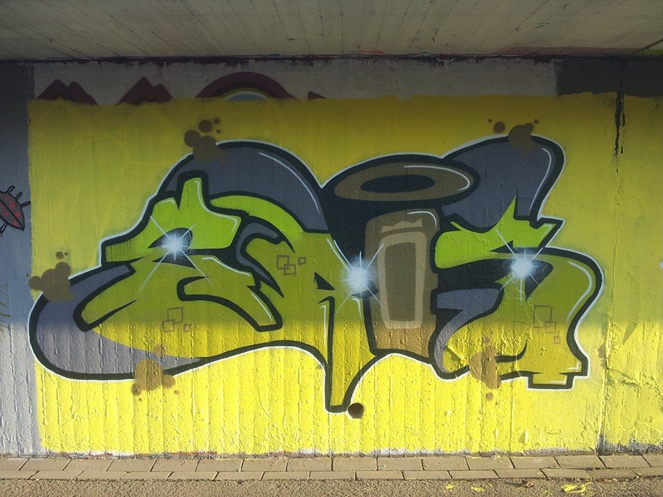 Graffiti Wall - Photo by AndiWand - eros, mainz