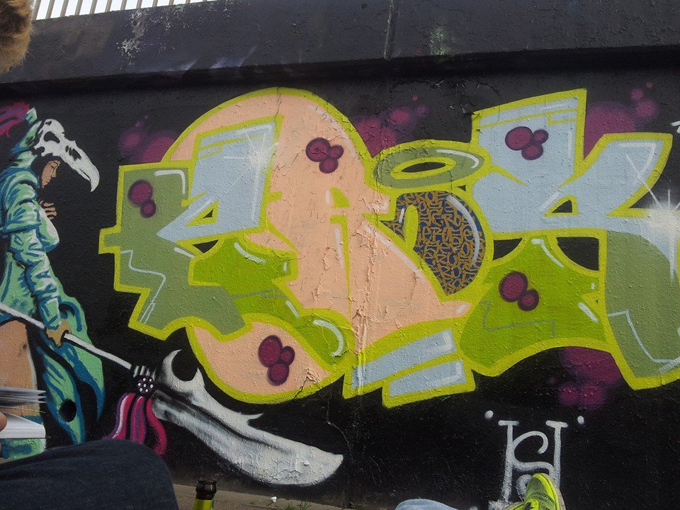 Graffiti Wall - Photo by AndiWand - eros, mainz