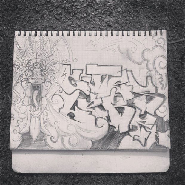 Graffiti Wall - Photo by AndiWand - gutes, leben, mainz