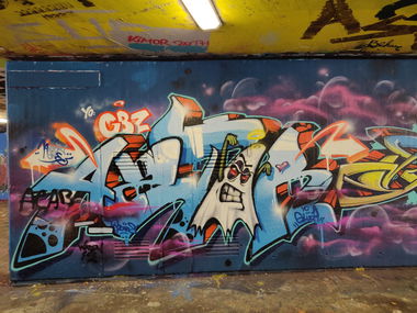 Graffiti Wall in Hall Of Fame - Photo by Andre0711 - aztor, omar (2018)