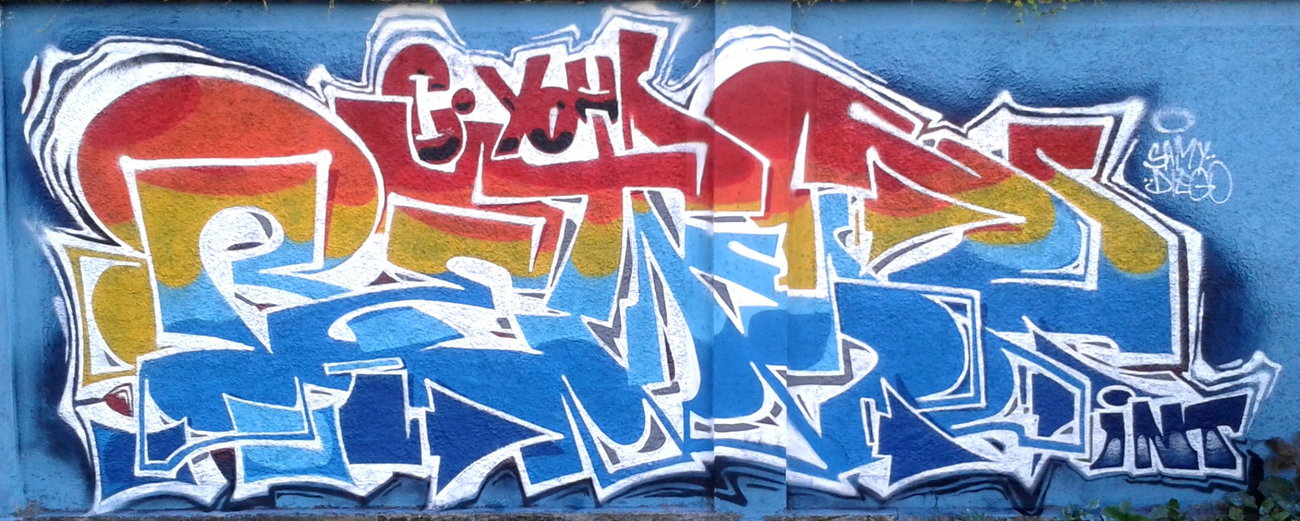 Graffiti Wall in Nerviano mi - Photo by Andre_T - nerviapezzi, nerviano, nervi