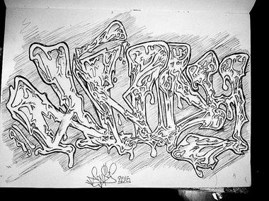 Graffiti Sketch - Photo by Andy (2015)