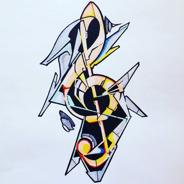 Graffiti Sketch - Photo by Angelhaken - Note