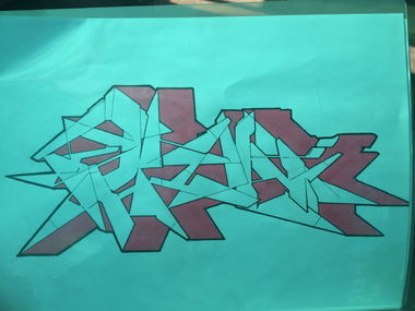 Graffiti Sketch - Photo by Angelhaken - Frizin'