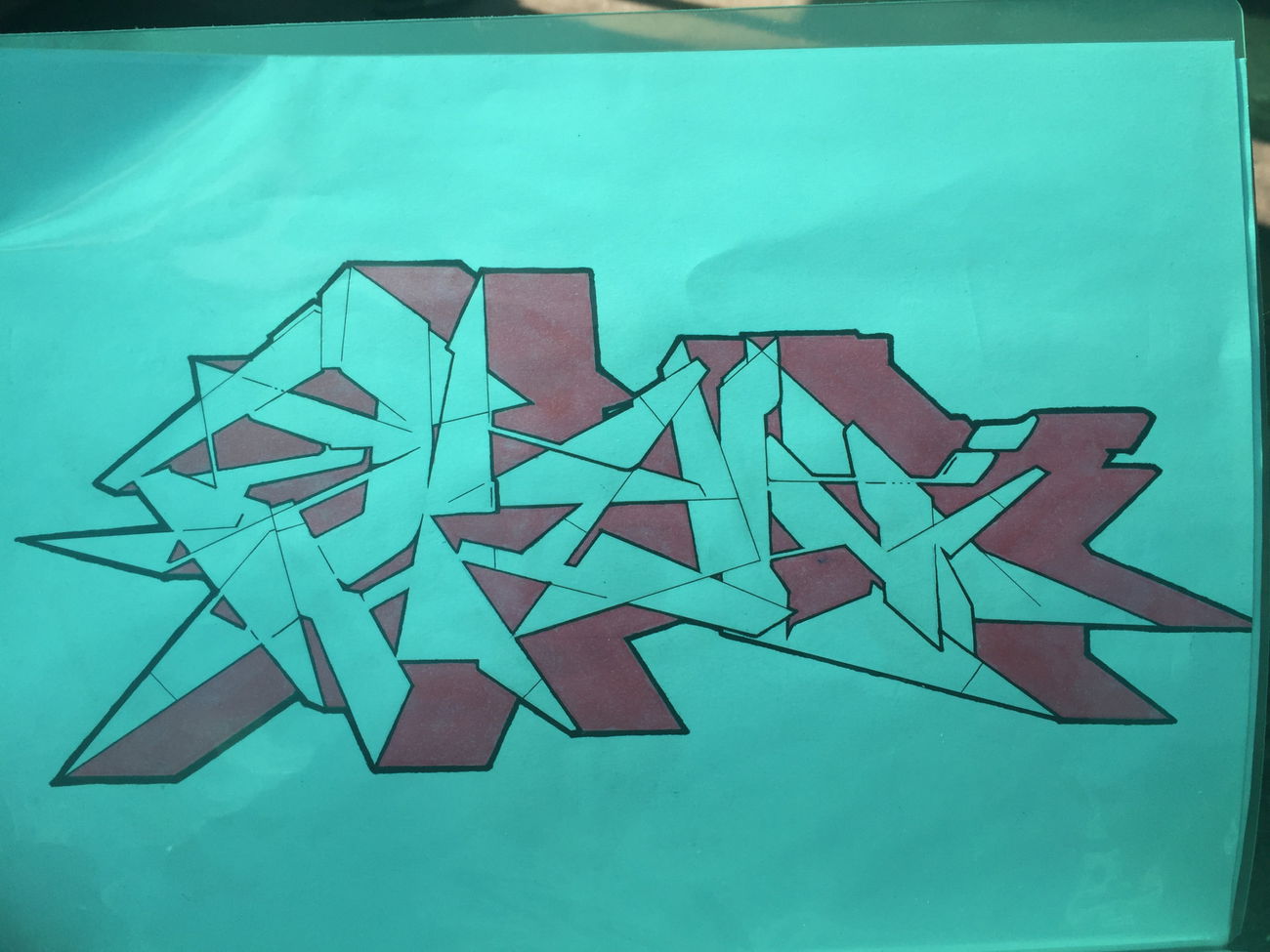 Graffiti Sketch - Photo by Angelhaken - Frizin'