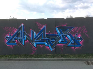 Graffiti Wall - Photo by Anger143 - anger, 3d (2019)
