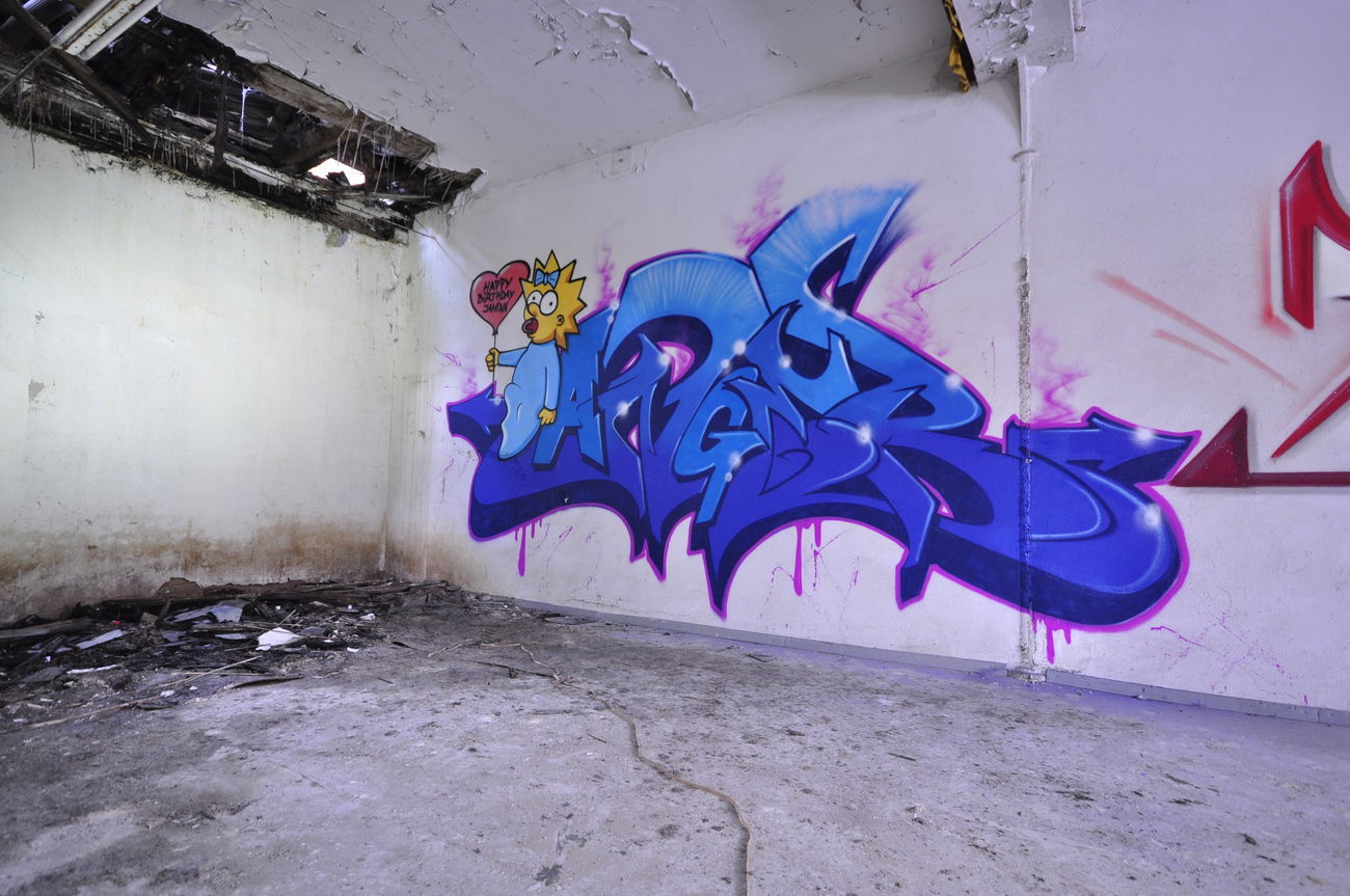 Graffiti Wall - Photo by Anger143
