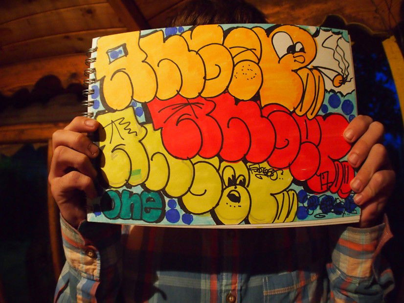 Graffiti Sketch in Moscow - Photo by Anger17 - Anger