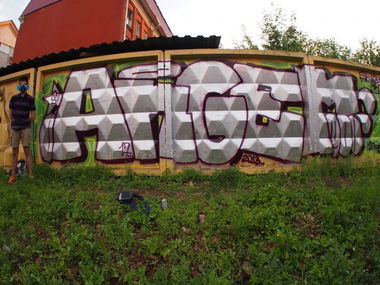 Graffiti Bombing - Photo by Anger17