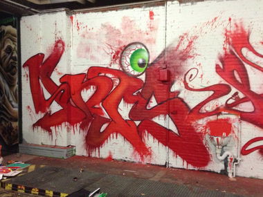 Graffiti Wall in Oldenburg - Photo by Anis - Anis, 4n6, oldenburg (2012)