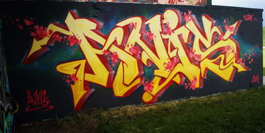 Graffiti Wall in Oldenburg - Photo by Anis - Anis (2014)