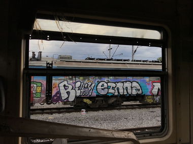 Graffiti Train in Градска Општина Нови Београд - Photo by Annie (2019)