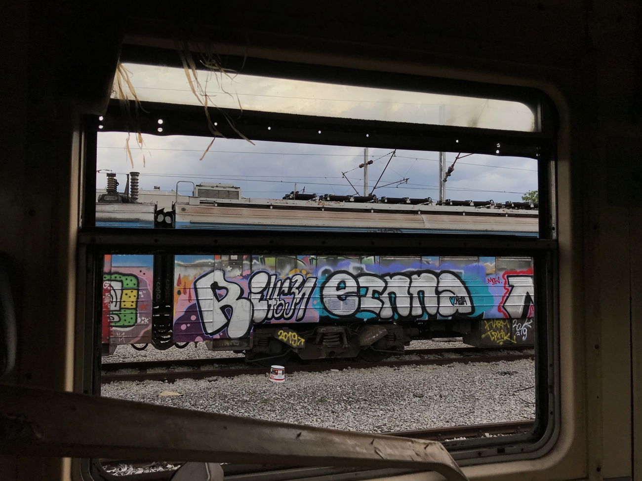 Graffiti Train in Градска Општина Нови Београд - Photo by Annie (2019)