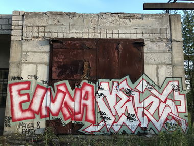 Graffiti Wall in Таллин - Photo by Annie (2019)