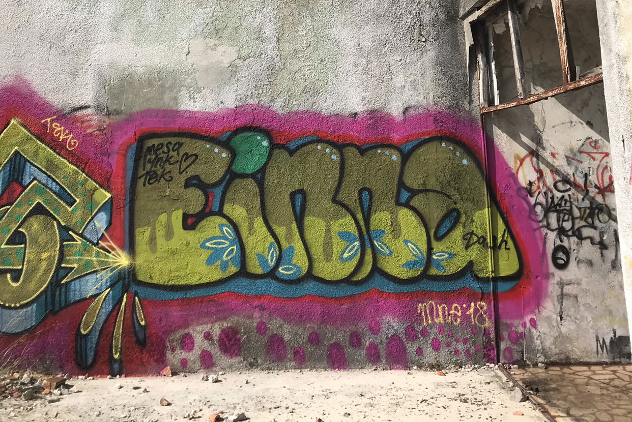 Graffiti Wall - Photo by Annie (2018)