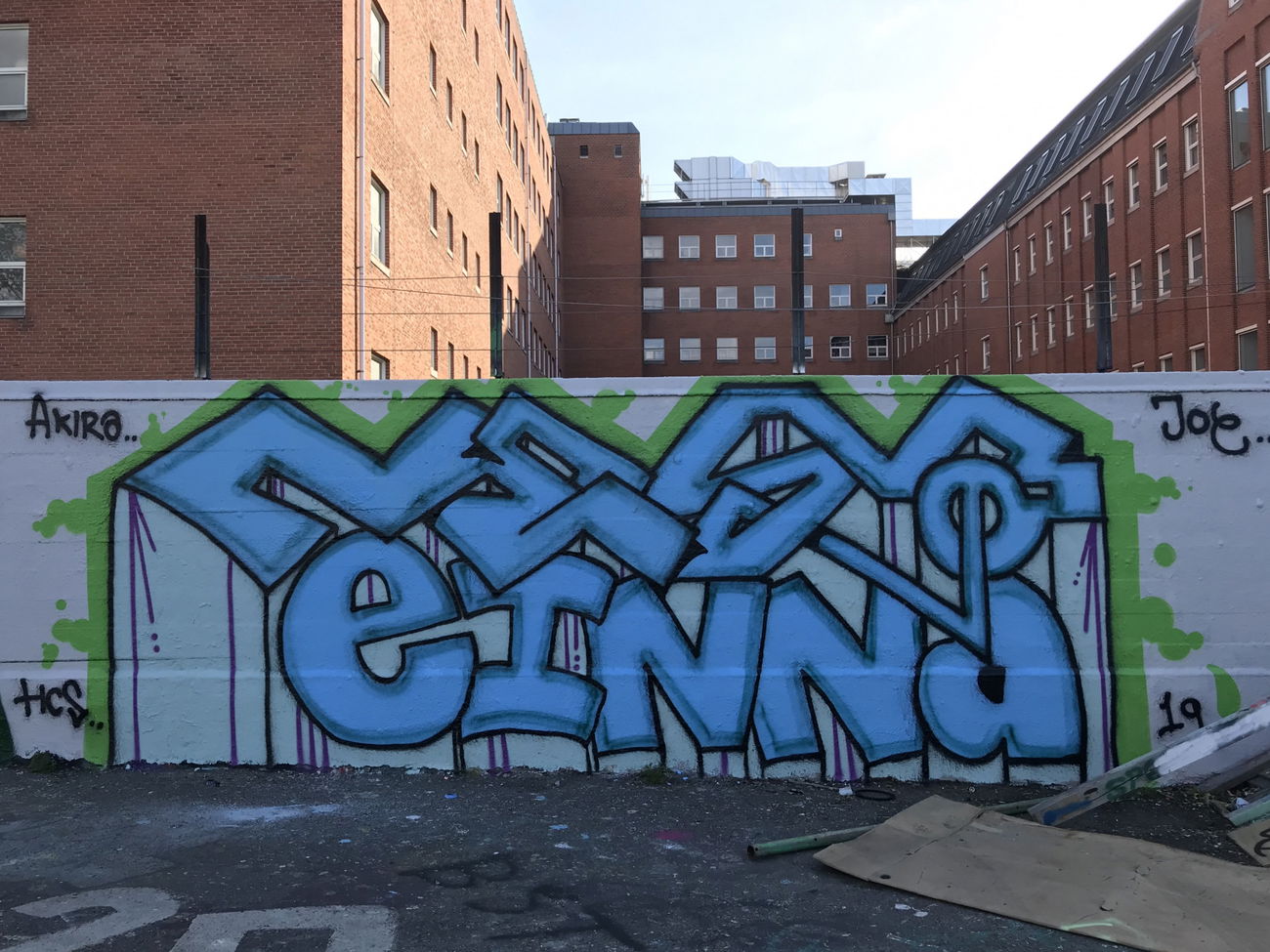 Graffiti Wall in Копенгаген - Photo by Annie (2019)