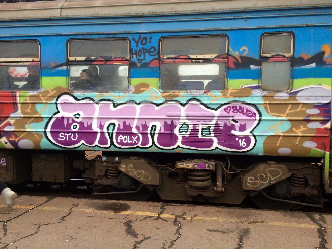 Graffiti Train in Белград - Photo by Annie - Annie, beovoz, rvr (2016)