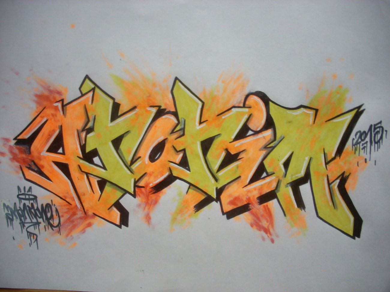 Graffiti Sketch - Photo by Anonim1