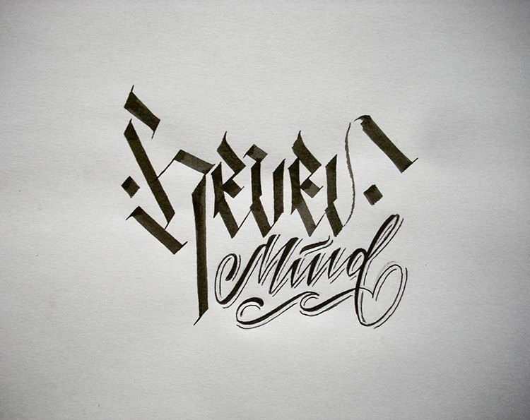 Graffiti Sketch - Photo by Anonim1 - calligraphy, calligraffiti, black