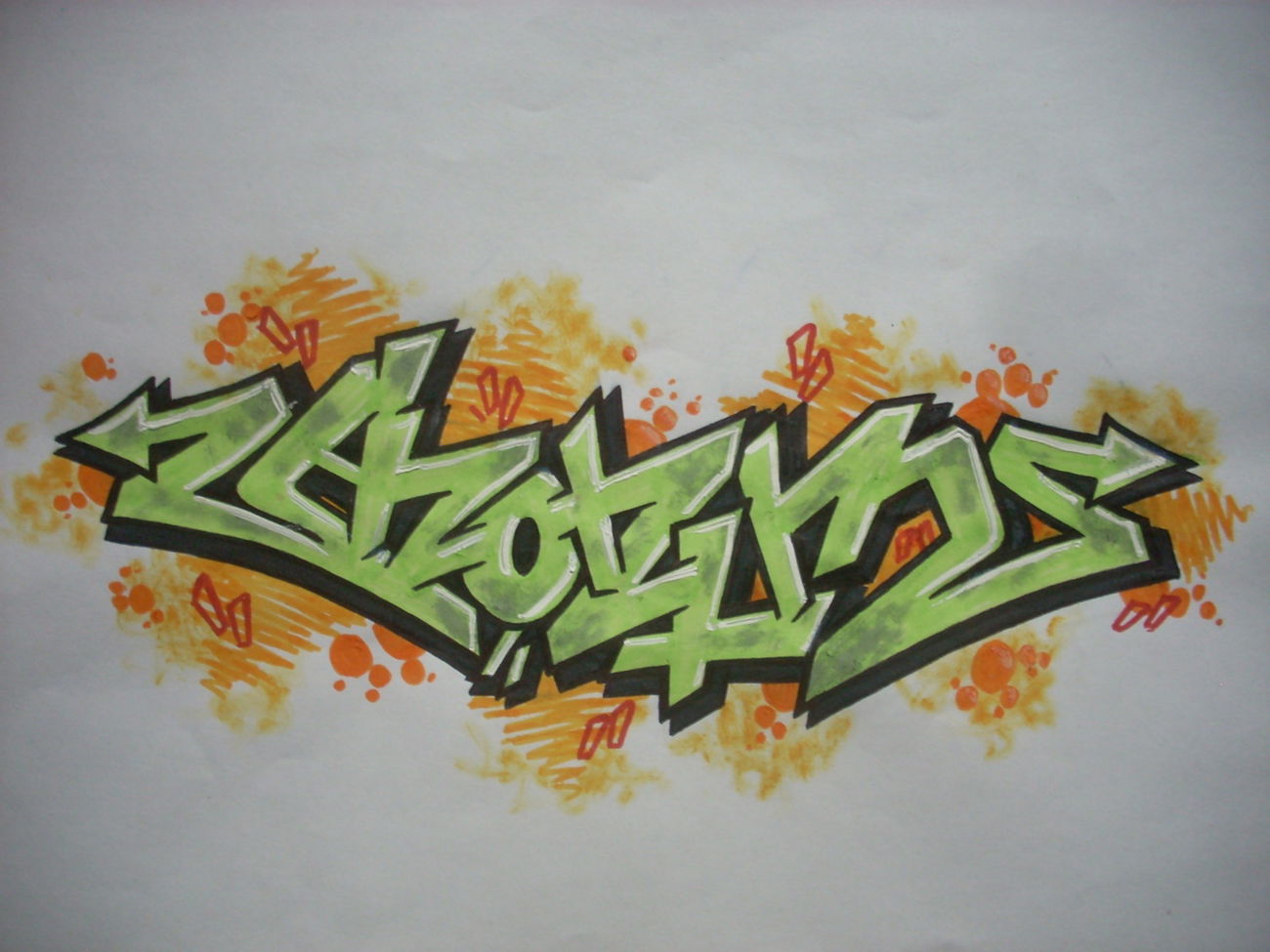 Graffiti Sketch - Photo by Anonim1