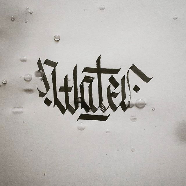 Graffiti Sketch - Photo by Anonim1 - calligraphy, calligraffiti, black