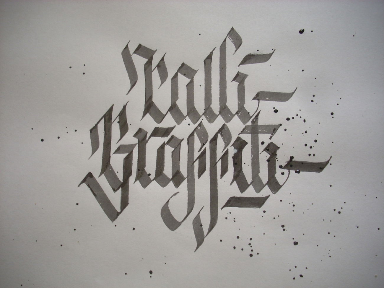 Graffiti Wall - Photo by Anonim1 - calligraphy, calligraffiti, black